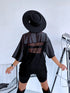 Lace T-shirt "BLACKNESS"